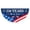 D, variant on Patriotic Decorations, USA 250th Anniversary Bunting Flags for Independence Day Decor, 1776-2026 American Flag Fan Banner for Porch Railing Fence, 45x90CM, 1PC