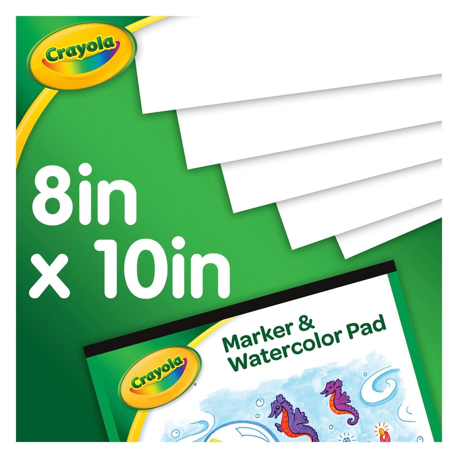 Bloc à aquarelle et marqueurs Crayola, 60 pages