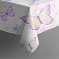 thumbnail image 6 of 60x60in(152x152cm) Square Tablecloth, Waterproof Polyester Table Cover, Wrinkle Resistant & Washable Fabric for Dining, Kitchen, Picnic, Monarch Butterfly Aesthetic, 6 of 6