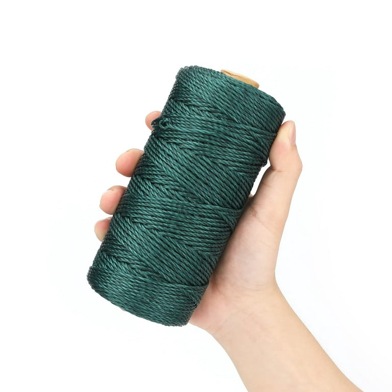 426 Feet Tarred Twine #36 Bank Line-Green Nylon String 2mm-100% Green Nylon  Twine-Strong Durable Twisted Seine Twine for Garden,Fishing,Outdoor  Camping&Netting Home Improvement,Weatherproof 