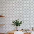 thumbnail image 6 of Tempaper Decorative Tile Grey Peel and Stick Wallpaper, 20.5" x 16.5', 6 of 6
