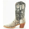 thumbnail image 3 of Dan Post Women's Exotic Python Western Boot Snip Toe Ivory 9.5 M  US, 3 of 7
