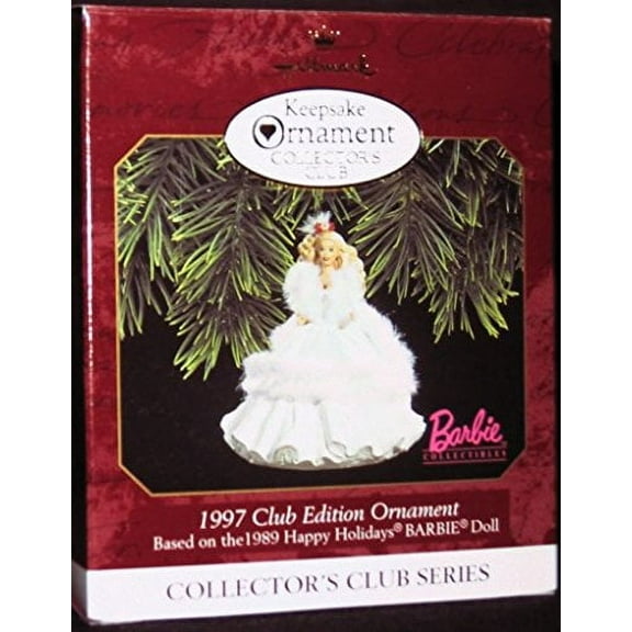 Happy Holidays Barbie 2nd in Series 1997 Hallmark Ornament QXC5162