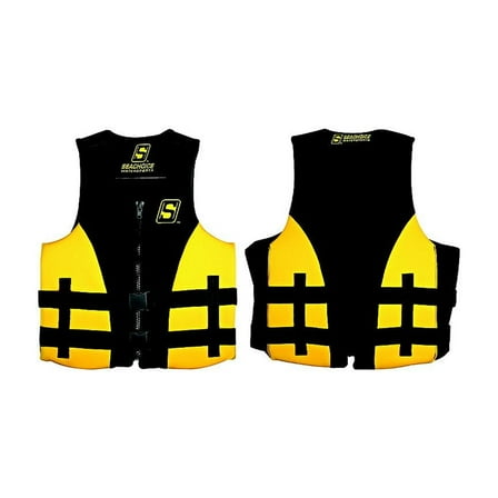 Seachoice 85126 Evoprene Multi-Sport Vest, Yellow/Black, M
