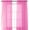 Hot Pink, variant on Elegant Comfort Sheer Curtain Panels Set of 2, Red, 40 x 84