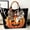 2, variant on Women’s Halloween Themed Tote Bag, Pumpkin Pattern Handbag, Spacious Reusable Grocery Bag for Halloween Trick or Treat