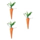 thumbnail image 4 of 3x Decoraciones de zanahorias de Pascua Juguetes Regalos Accesorios de fotografía Suministros de decoración DIY para Naranja, 4 of 9