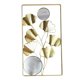 thumbnail image 1 of Decoración de pared de Metal Aureate con espejo, decoración de pared de Metal moderna grande, decoración de pared para sala de estar para dormitorio, Estilo B, 1 of 9