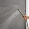 thumbnail image 5 of Brushed Nickel Bathroom Floor Waterfall Faucet Set Freestanding tub Filler Tap, 5 of 6