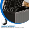 thumbnail image 5 of Dextrus 100 Gallon Resin Deck Box, Outdoor Waterproof Storage box,Lockable,Dark Brown, 5 of 8