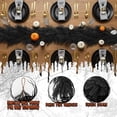 thumbnail image 4 of Black Halloween Garland, Spooky Halloween Decor 106 Inch Gothic Black Pine Garland, Halloween Home Decor Indoor Outdoor for Mantel Porch Window Door Haunted House Party, 4 of 7
