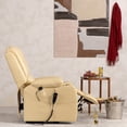 thumbnail image 3 of Irene House 9186 Power Lift Chair with Massage Heating (Ivory Leather), 3 of 6