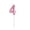 4, variant on VKLU Pink Number 2 Candle, 1.97" Metallic Birthday Candle, Drip-Free Numeral Cake Topper for Birthday, Anniversary and Celebration
