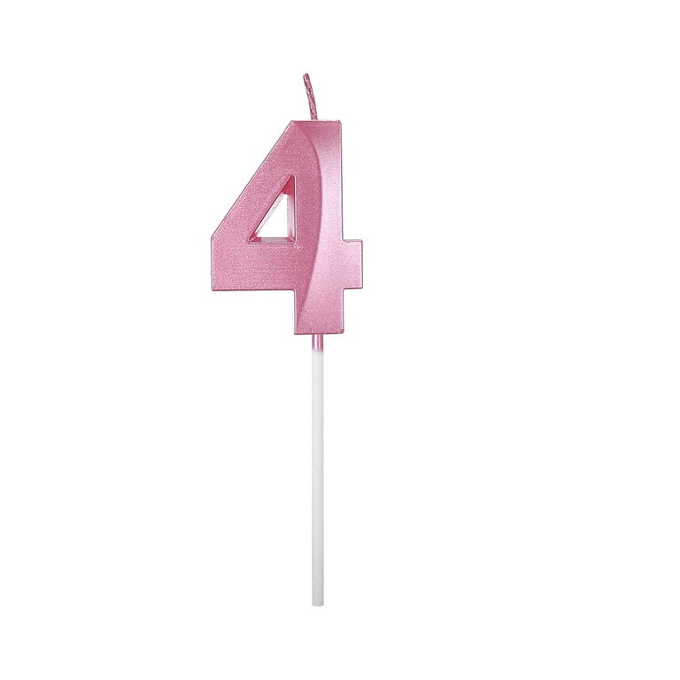 Votive Candle Holders Decorative Birthday Candles Cake Numeral Candles Happy Birthday Cake Topper Decoration for Birthday Party Wedding Anniversary