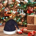 thumbnail image 6 of Balery Copper-Gold Gloss Outline Flower1 Pattern Santa Hat Christmas Hat Funny Christmas Hat Christmas Knitted Beanie Hat For Kids, 6 of 6