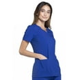 thumbnail image 5 of Cherokee iFlex Women Scrubs Top V-Neck Knit Panel CK605, 5 of 6