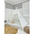 thumbnail image 6 of Play Tent Canopy Bed in White Cotton Canvas, 6 of 18
