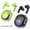 (Pack of 2) Green-Black, variant on Bluetooth in-ear headphones HK6 digital display gaming sports transparent second-generation wireless Bluetooth headphones-Pink,Pink