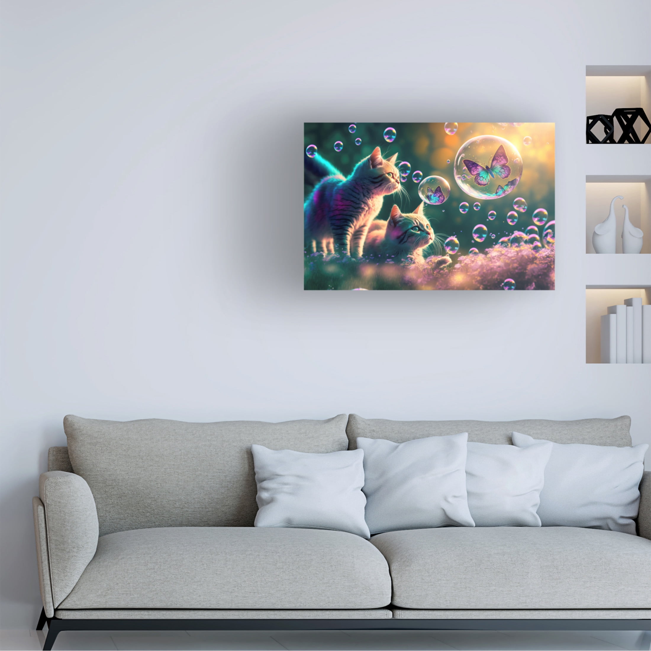 Canvas Wall Art - Ray Heere 'Mystical Morning 7' Wall Art for Living Room, Bedroom, or Office Décor by Trademark Fine Art - 24 x 16 Inches