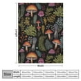 thumbnail image 4 of Nawypu  Wild Forest Mushrooms Blanket Warm Bed Throws for Sofa and Pet,Ultra Luxurious Warm and Cozy for All Seasons Pets, 4 of 6