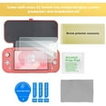 thumbnail image 6 of Procase Flip Cover for Nintendo Switch Lite with Tempered Glass Screen Protectors, Coral, 2 Pack, 6 of 8