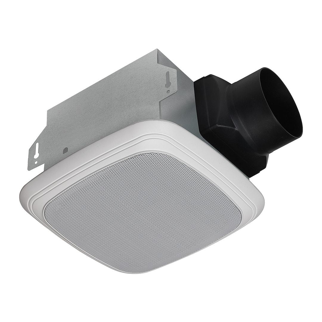 Homewerks 70 CFM Ceiling Bathroom Exhaust Fan with Bluetooth Speaker