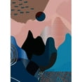 thumbnail image 2 of Bolokofsky, Ronald 15x18 White Modern Wood Framed Museum Art Print Titled - Mid Century Landscape 480, 2 of 4