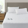 thumbnail image 2 of Serta Microfiber Heated Electric Mattress Pad, White, Queen, 2 of 9