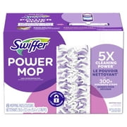 Swiffer Power Mop Cleaning Pads Refill, Floor Cleaner for Mopping Tile, Vinyl, Laminate, 8ct