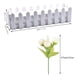 thumbnail image 4 of Billuyoard 2 uds plantas de flores artificiales valla de piquete decoración de maceta para esquina de pared de Flores artificiales champán Billuyoard HA9026-02B, 4 of 6