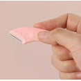thumbnail image 3 of Roarrave Eyebrow Razor, Beginner's Safety Eyebrow Razor - Stainless Steel Crescent Blade with Micro-Guard, Portable Crescent eyebrow Makeup Trimmer, Face razor for Women and Men(1 SET), 3 of 7