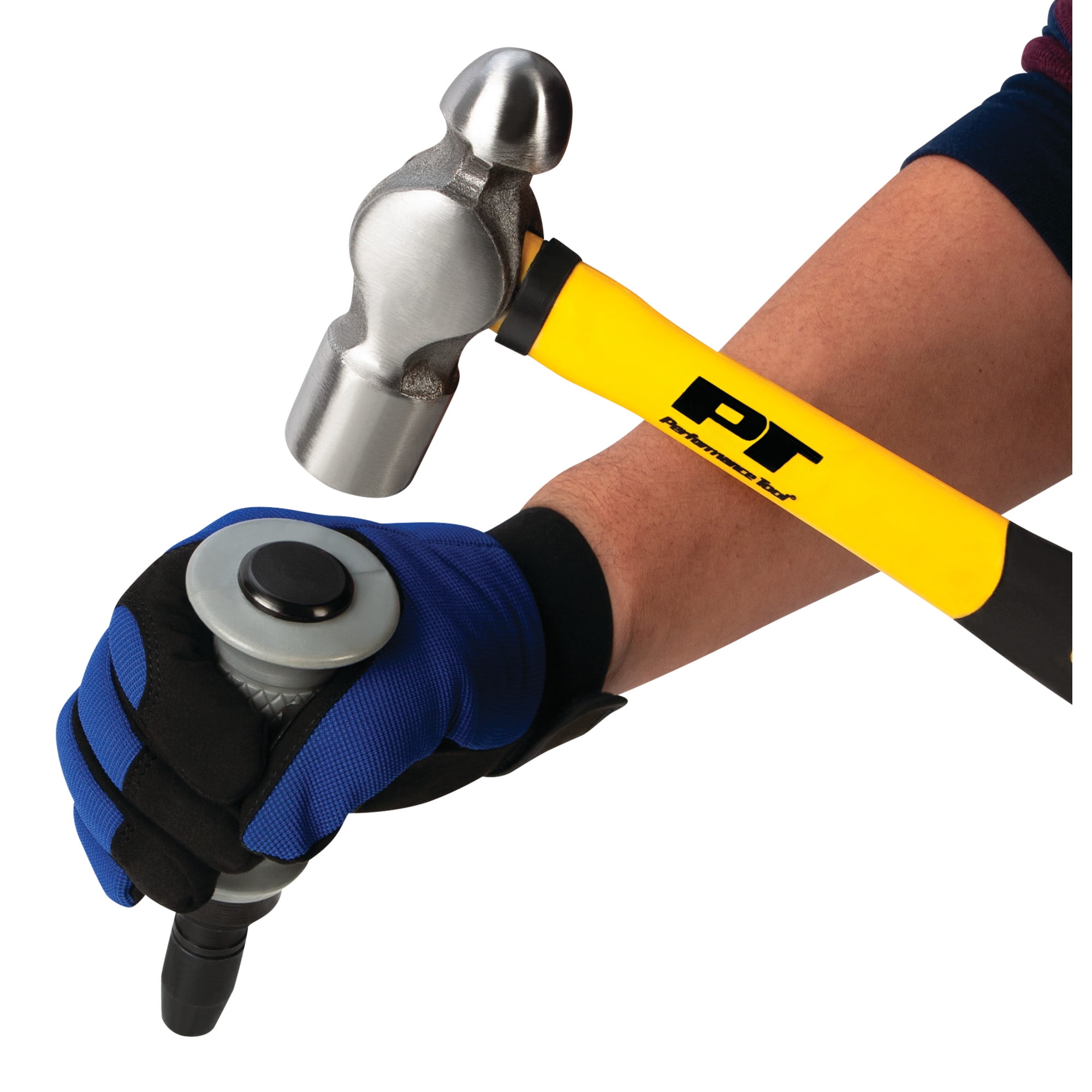 Performance Tool W2504 1/2-Inch Manual Reversible Impact Driver - Flathead 5/16 & 3/8 & Phillips #2 & #3 Bits For Most Common applications - Disengage Brake Caliper Screws, Rusted Fasteners or Frozen