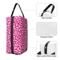 thumbnail image 5 of Uemuo Leopard Pattern Portable Toiletry Bags with Handle, Waterproof travel Make up Bags for Women, Large Capacity Travel Cosmetic Bags, 5 of 9