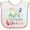 White and Pink, variant on Inktastic My Aunt and Uncle Love Me Boys or Girls Baby Bib