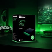 Seagate Game Drive for Xbox 2TB External USB 3.2 Gen 1 Hard Drive Xbox Certified with Green LED Bar (STKX2000403)