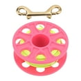 thumbnail image 2 of Bobine de Plongée, 4 Bobines de Plongée Couleur 8 Trous Ronds pour la Plongée en Grotte Rose, 2 of 8