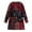 Red, variant on UPPADA Trench Coats for Women Plus Size Fashion Extreme Cold Weather Outwear Casual Light Hood Faux Fur Lined Jacket