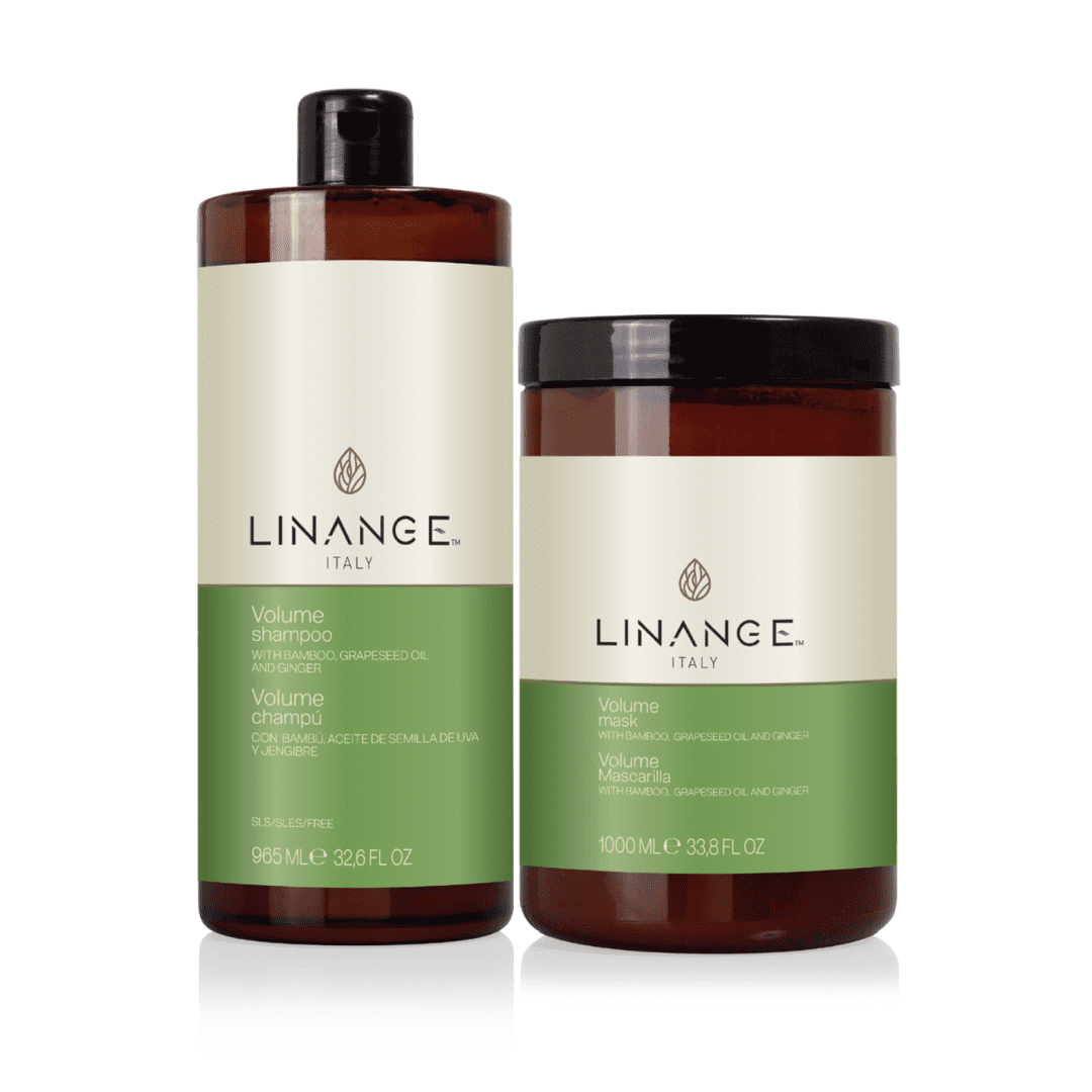 Linange Volume Mask with Bamboo, Grapeseed Oil and Ginger - 1000ML