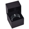 thumbnail image 3 of Wedding Tungsten Set of 2 Black Gamer Police Matching Promise Rings Hotwife Jewelry Mom, 3 of 7