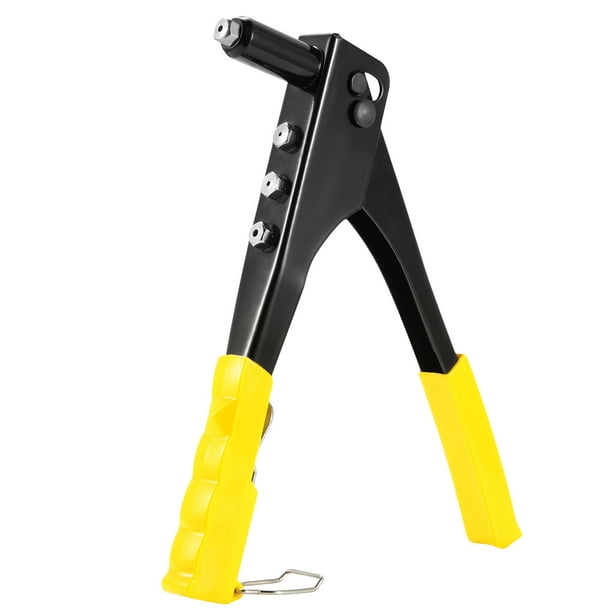 Hand Riveter Pop Rivet Gun 9.5inches Heavy Duty 4 Different Nozzles 1