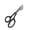 Glossy black, variant on Zecic 7 Inch Duckbill Scissors Ergonomic Handle for Carpet Pile Trimming