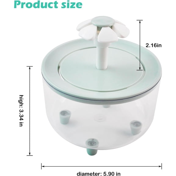 Automatic Bath for Birds, Parrot Bathtub with Petal Fountain Circulating Filter Cage Bird Bath Shower
