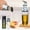#2_【Order List:1 oil dispenser (250ml)】, variant on Lecythus 1-Piece Controllable Metering Press Type Oil Pot Kitchen with Oil Bottle for Soy Sauce and Vinegar(250ml) Rkxzt