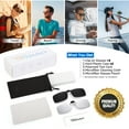 thumbnail image 4 of TINHAO Polarized Clip-on Sunglasses Flip Up UV400 Protection Clip Rimless Sunglasses over Prescription Glasses, 4 of 7