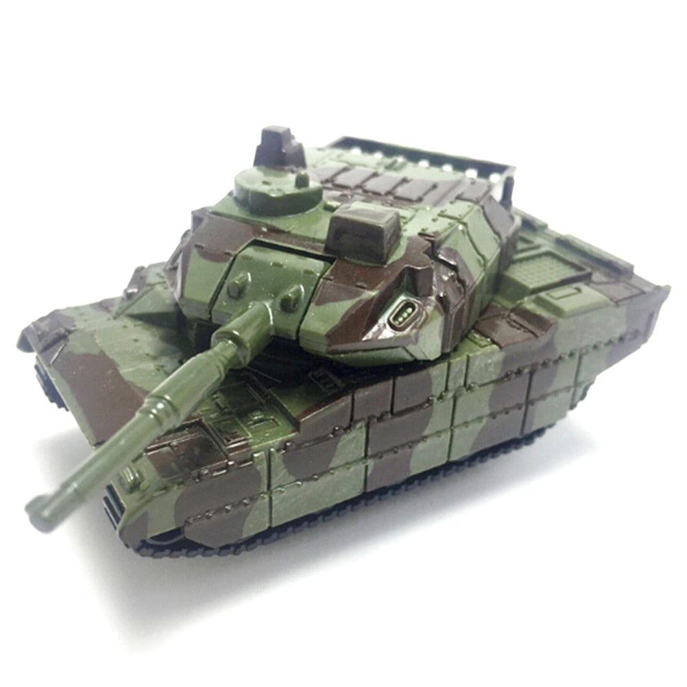 Army Green Tank Cannon Model Miniature 3D Toys Hobbies Kids Educational GiftFBJB 