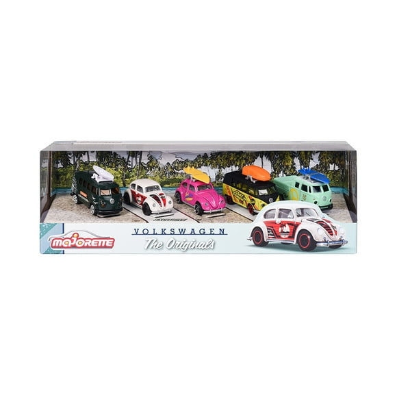 Autos Giftpack Majorette 212055008 Edición Volkswagen the Originals 5 Vehículos Multicolor