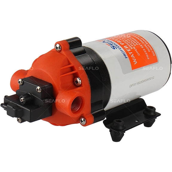 SEAFLO DC Diaphragm Pump - 12v, 1.5GPM, 80PSI w/Automatic Switch