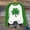 Shirts-330Green, variant on Womens Graphic Tees Baseball Style Raglan Shirts Long Sleeve Cute Tops Green Leopard Print Heart Clover Graphic Shirts