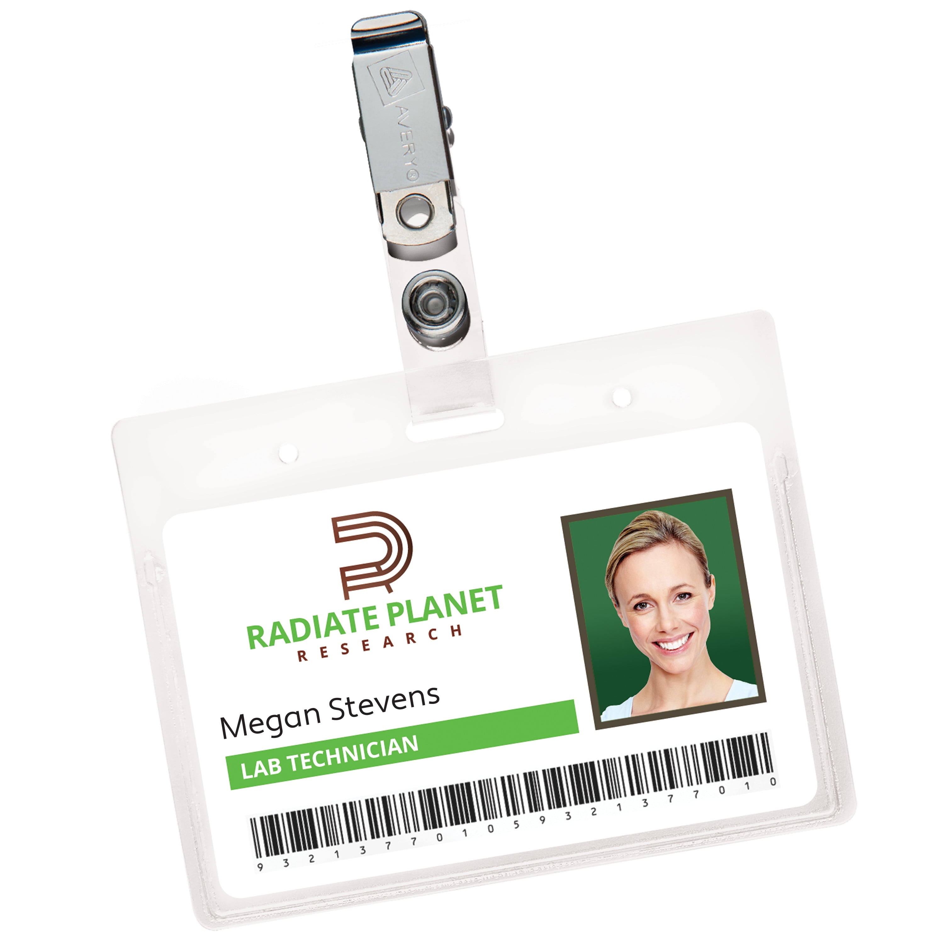 Avery Heavy Duty Badge Holders with Clips, 2.25" x 3.5" (2921)