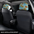thumbnail image 3 of Kdxio Sunflowers Pattern Print 2 Piece Car Head Rest Covers Set Auto Front/Rear Seats Headrest Cover Universal Fit Most Cars,Sedan, SUV, 3 of 9